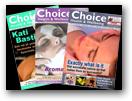 Choice Health and Wellbeing Magazine - DEEP OSCILLATION has featured in four issues this year helping raise awareness of this new therapy to the UK and Ireland  &raquo; Click to zoom ->