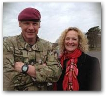 Captain Chris Howard and Julie Soroczyn, MD of PhysioPod met in May to discuss how PhysioPod could best support Captain Howard in his challenge  &raquo; Click to zoom ->