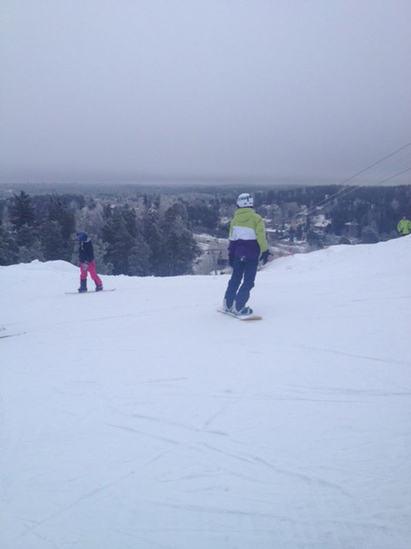 ski from top