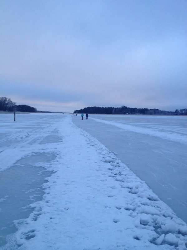 walking on the sea