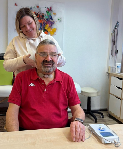 kerstin mullen with patient