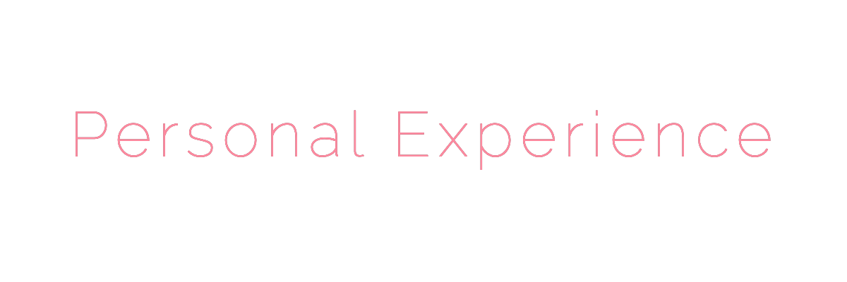 personal experience
