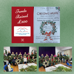 Wreath Making Event with Proceeds to Dorset Cancer Care Foundation Held At Stoborough Village Hall (November 2025)