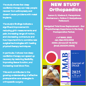 Deep Oscillation Therapy in Early Rehabilitation After Navigated Total Knee Replacement: A Physiotherapy Experience